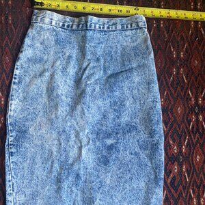 Vintage Pencil Jean Skirt